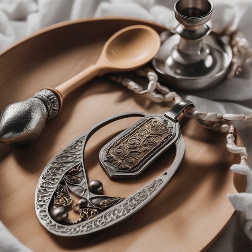 TILT (Ours): a metallic jewelry and a wooden spoon
