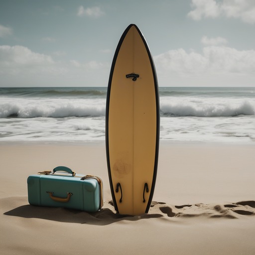 TILT (Ours): a photo of a surfboard and a suitcase