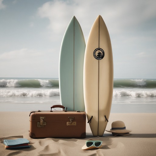 CFG++: a photo of a surfboard and a suitcase